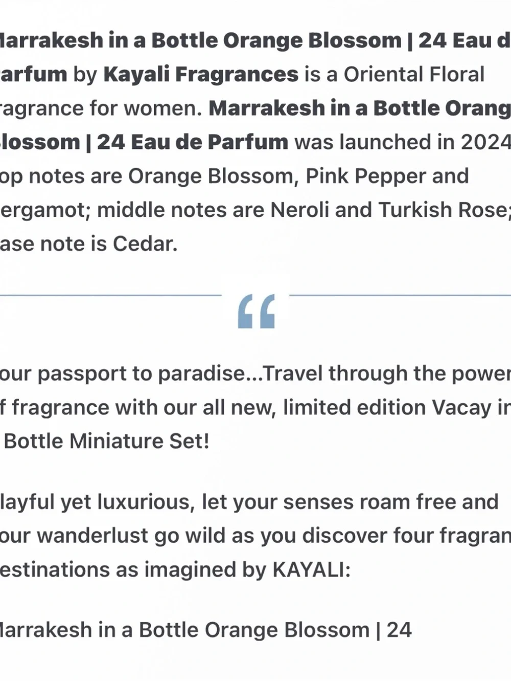 KAYALI Marrakesh in a Bottle Orange Blossom - 24 - Picture 5 of 5